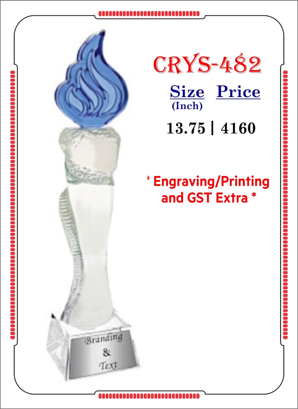 Crystal Award 482